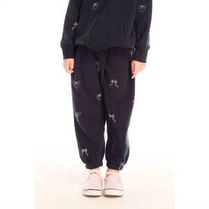 NEW CHASER girl's glitter bows sweatpants in blue